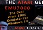 EMU7800 - An Atari 7800 and 2600 Emulator for Windows 10