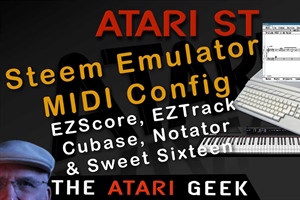 Atari ST Steem Emulator - Connecting and Using a MIDI Device in 2023