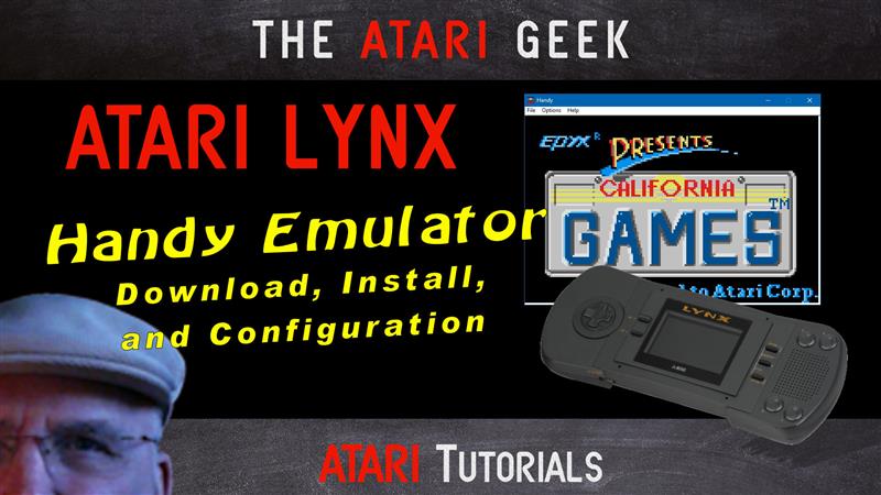 Handy Atari Lynx Emulator 1st Run And Configuration